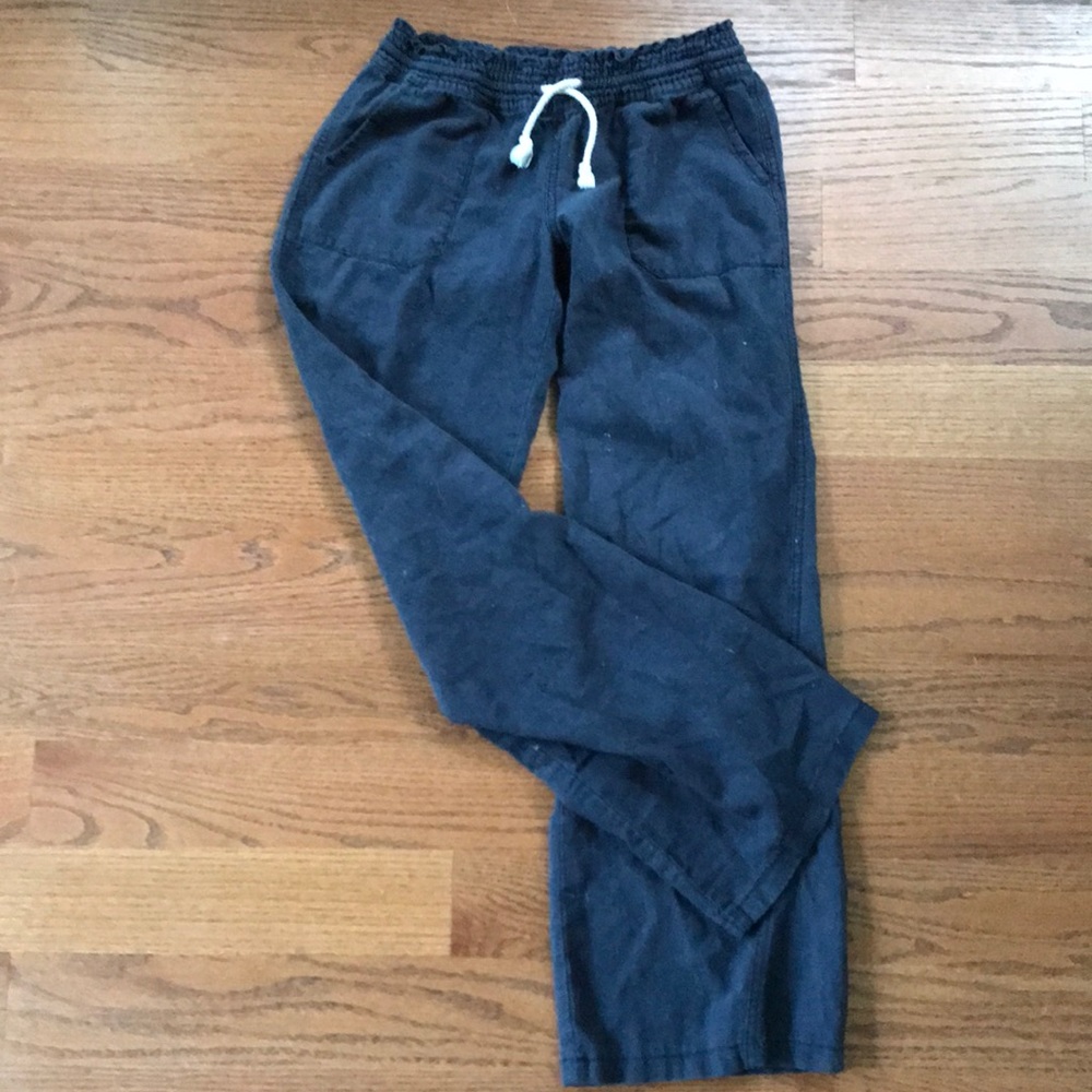 comfy beachy pants navy